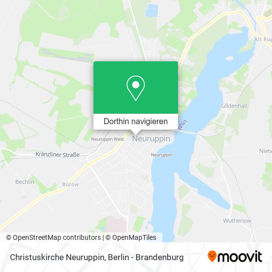 Christuskirche Neuruppin Karte