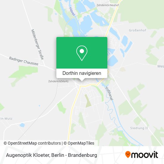 Augenoptik Kloeter Karte