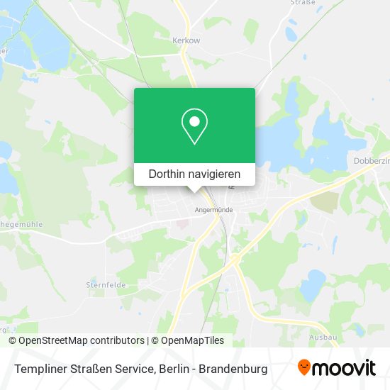 Templiner Straßen Service Karte