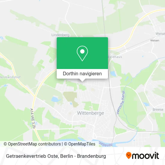 Getraenkevertrieb Oste Karte