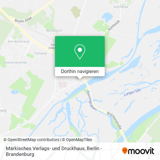 Märkisches Verlags- und Druckhaus Karte