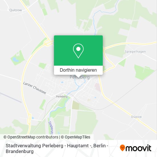 Stadtverwaltung Perleberg - Hauptamt - Karte