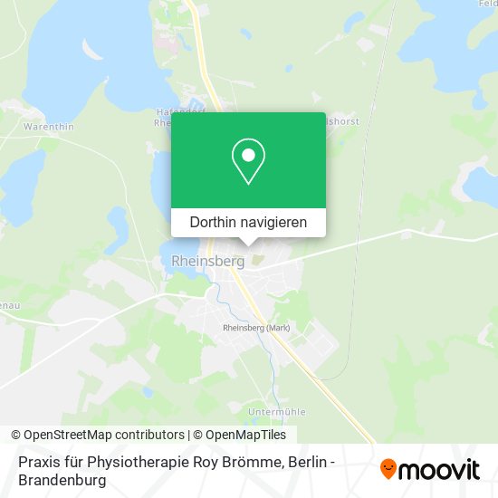 Praxis für Physiotherapie Roy Brömme Karte