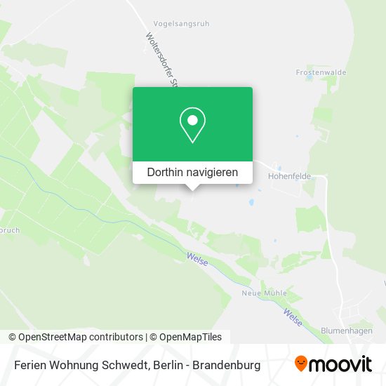 Ferien Wohnung Schwedt Karte