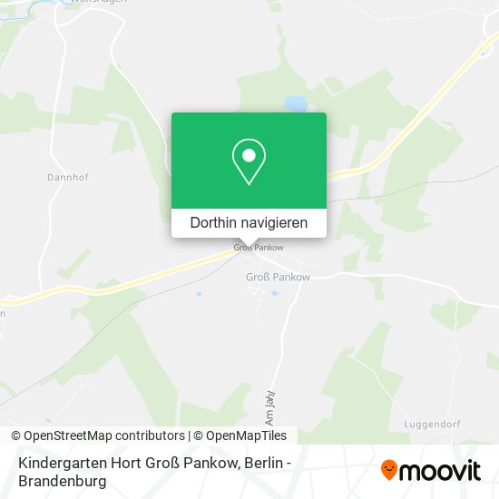 Kindergarten Hort Groß Pankow Karte