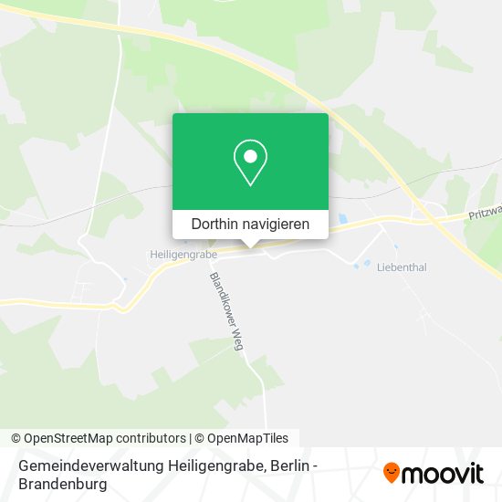 Gemeindeverwaltung Heiligengrabe Karte