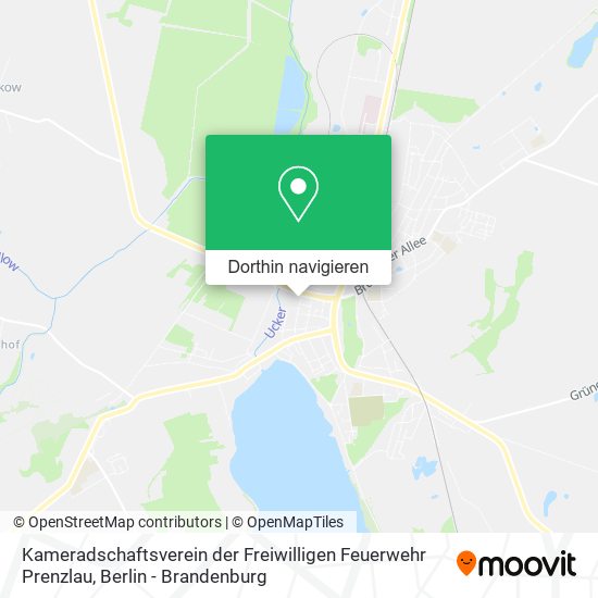 Kameradschaftsverein der Freiwilligen Feuerwehr Prenzlau Karte