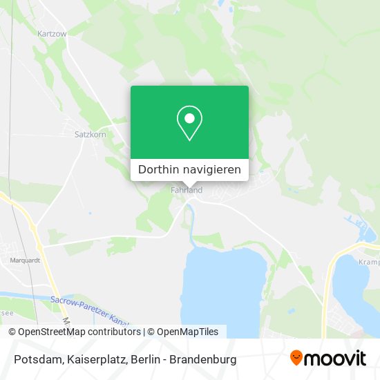 Potsdam, Kaiserplatz Karte