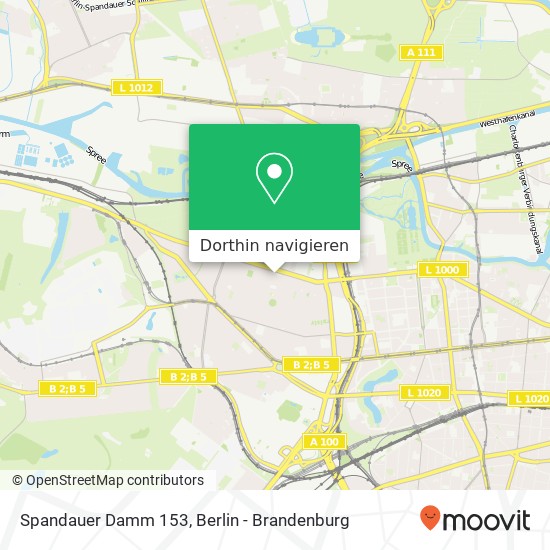 Spandauer Damm 153 Karte