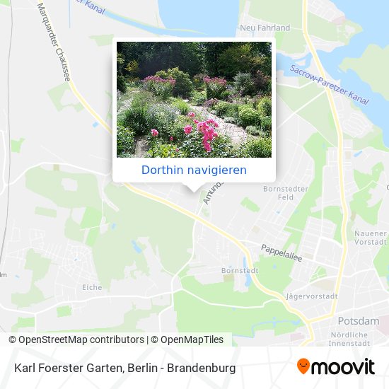Karl Foerster Garten Karte