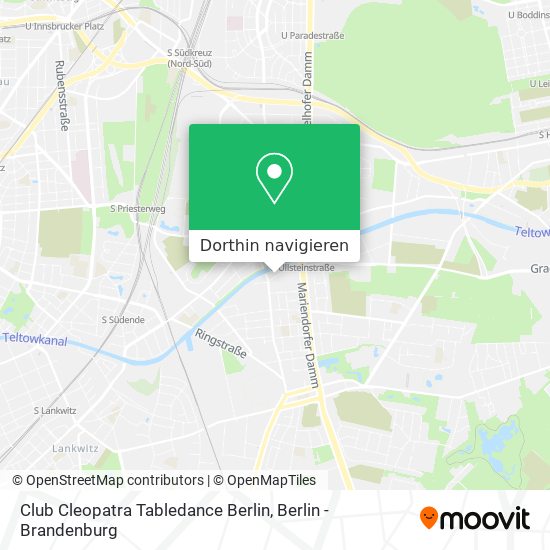 Club Cleopatra Tabledance Berlin Karte