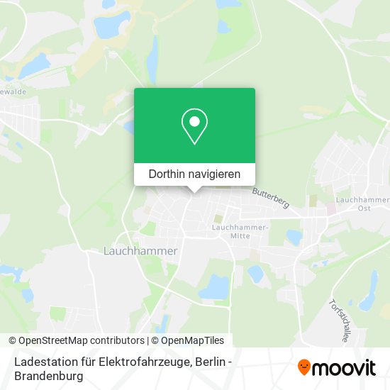 Ladestation für Elektrofahrzeuge Karte