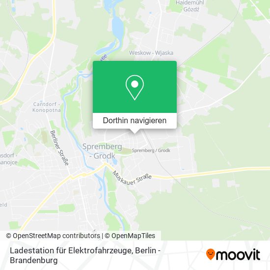 Ladestation für Elektrofahrzeuge Karte