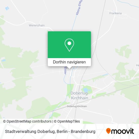 Stadtverwaltung Doberlug Karte