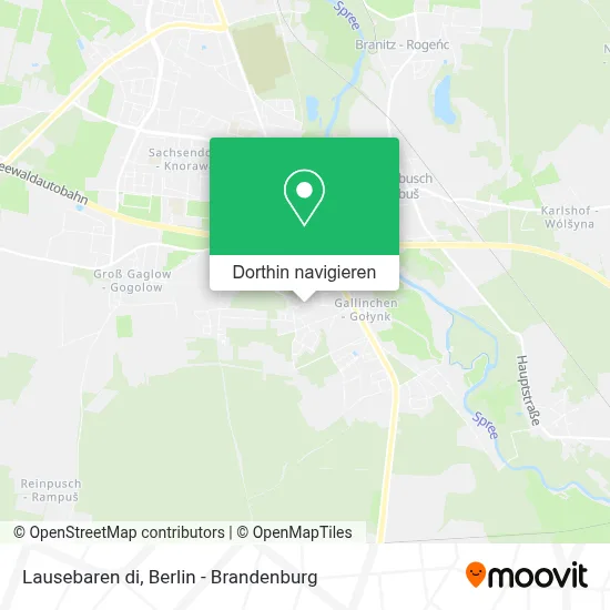 Lausebaren di Karte