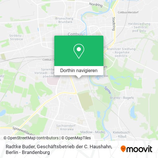 Radtke Buder, Geschäftsbetrieb der C. Haushahn Karte