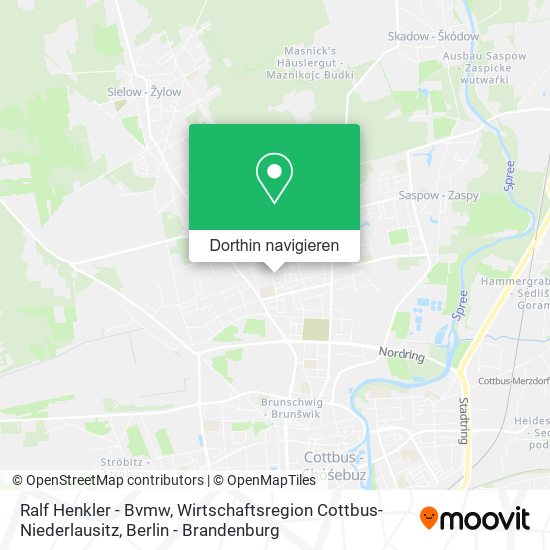 Ralf Henkler - Bvmw, Wirtschaftsregion Cottbus-Niederlausitz Karte