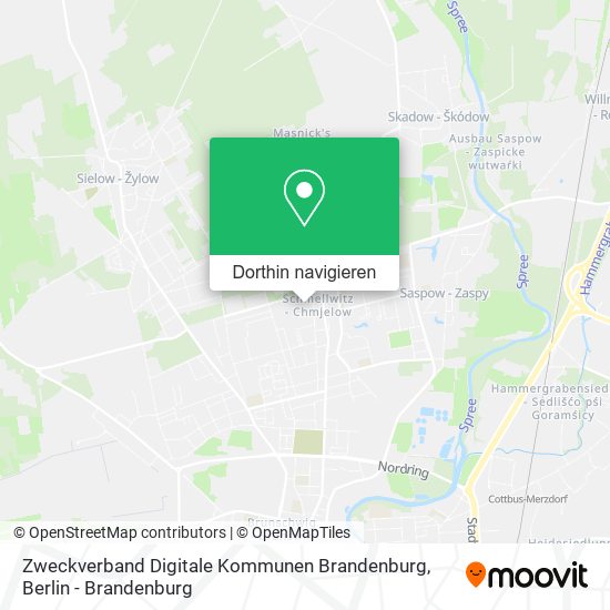 Zweckverband Digitale Kommunen Brandenburg Karte