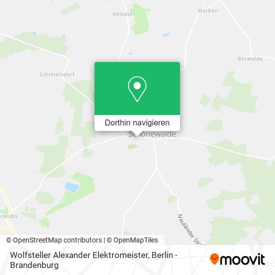 Wolfsteller Alexander Elektromeister Karte