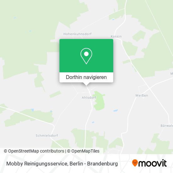 Mobby Reinigungsservice Karte