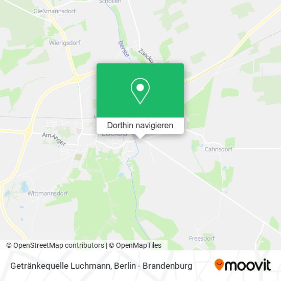 Getränkequelle Luchmann Karte