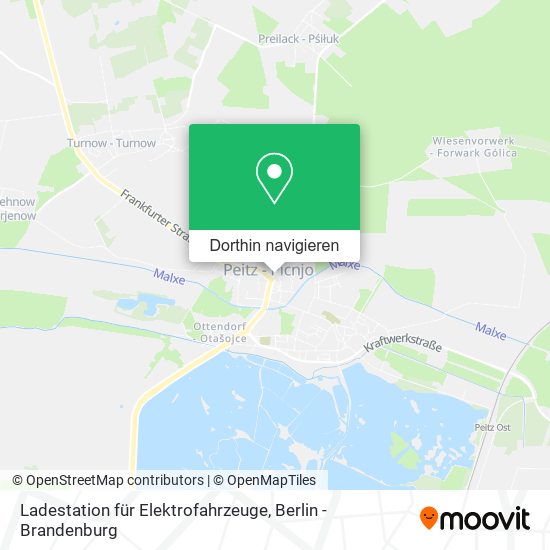 Ladestation für Elektrofahrzeuge Karte