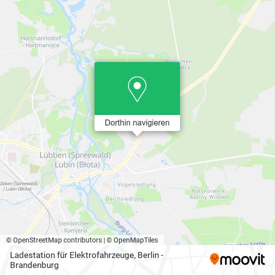 Ladestation für Elektrofahrzeuge Karte