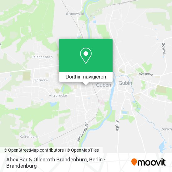 Abex Bär & Ollenroth Brandenburg Karte