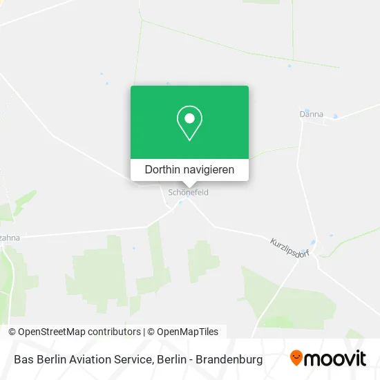 Bas Berlin Aviation Service Karte