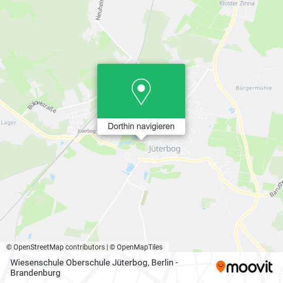 Wiesenschule Oberschule Jüterbog Karte