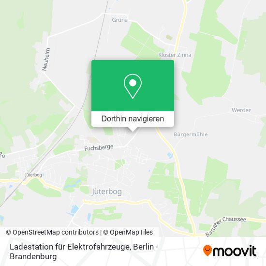 Ladestation für Elektrofahrzeuge Karte