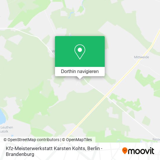Kfz-Meisterwerkstatt Karsten Kohts Karte