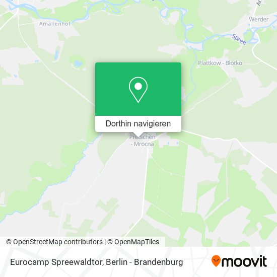 Eurocamp Spreewaldtor Karte