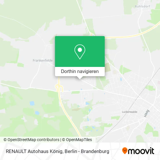 RENAULT Autohaus König Karte