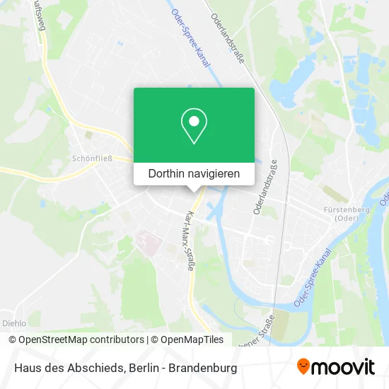 Haus des Abschieds Karte