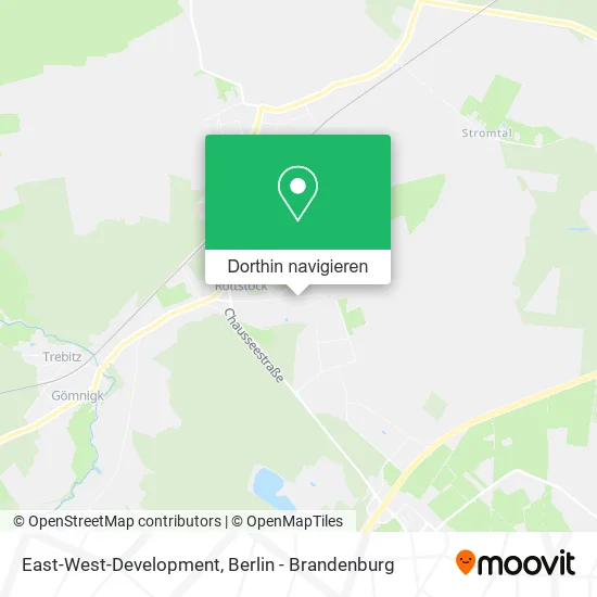 East-West-Development Karte