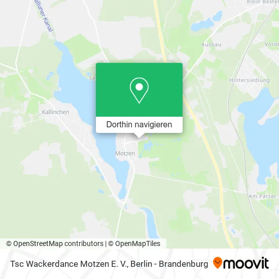 Tsc Wackerdance Motzen E. V. Karte