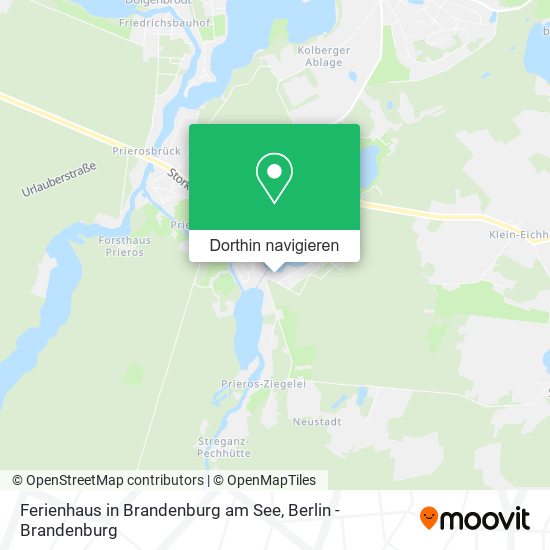 Ferienhaus in Brandenburg am See Karte