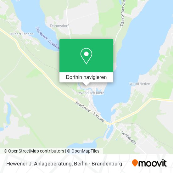 Hewener J. Anlageberatung Karte