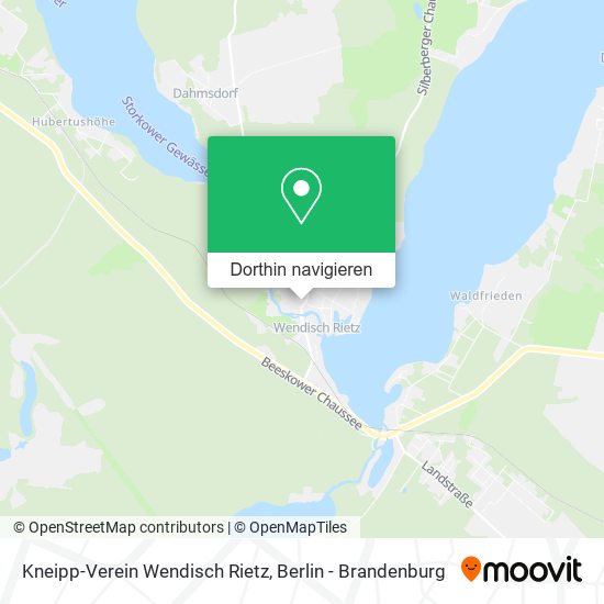 Kneipp-Verein Wendisch Rietz Karte