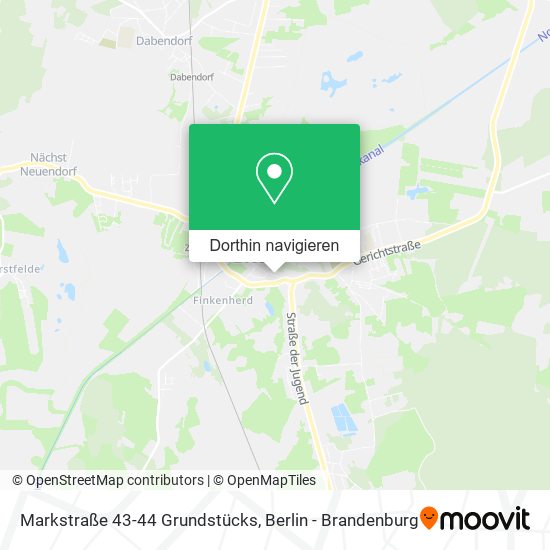 Markstraße 43-44 Grundstücks Karte