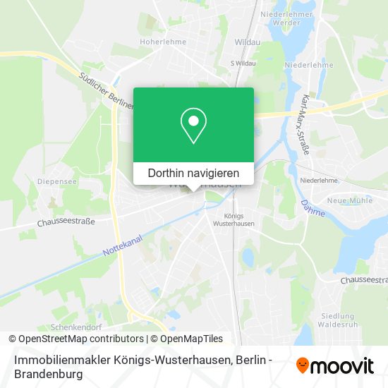 Immobilienmakler Königs-Wusterhausen Karte