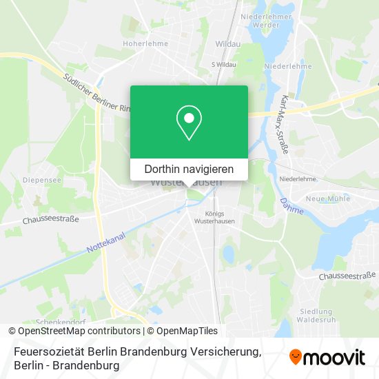 Feuersozietät Berlin Brandenburg Versicherung Karte