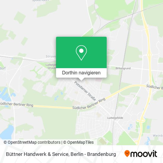 Büttner Handwerk & Service Karte