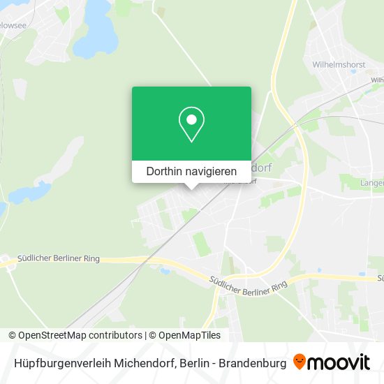 Hüpfburgenverleih Michendorf Karte