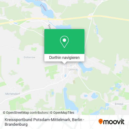 Kreissportbund Potsdam-Mittelmark Karte