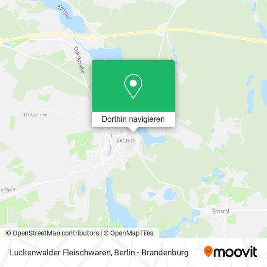 Luckenwalder Fleischwaren Karte