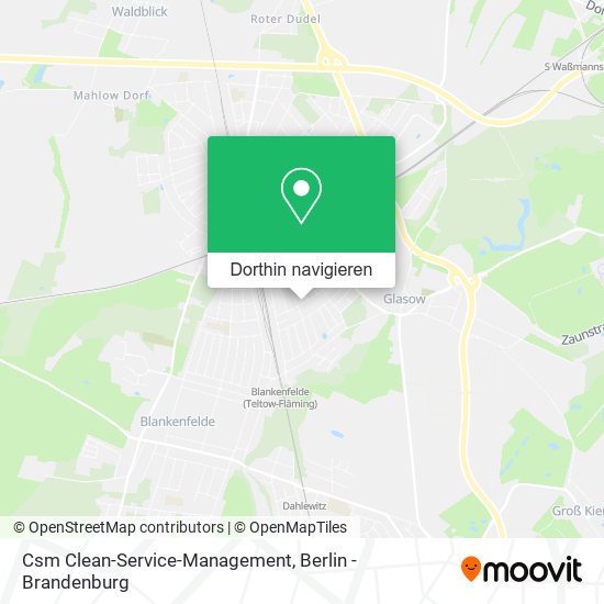 Csm Clean-Service-Management Karte