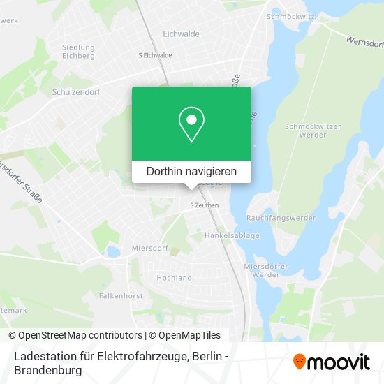 Ladestation für Elektrofahrzeuge Karte