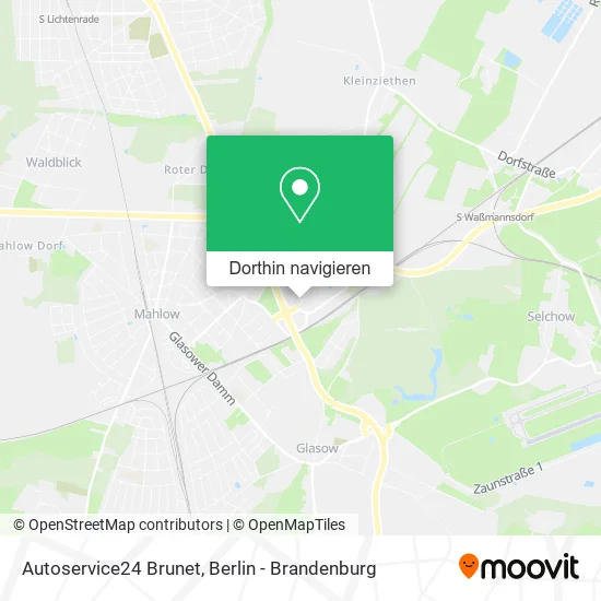 Autoservice24 Brunet Karte